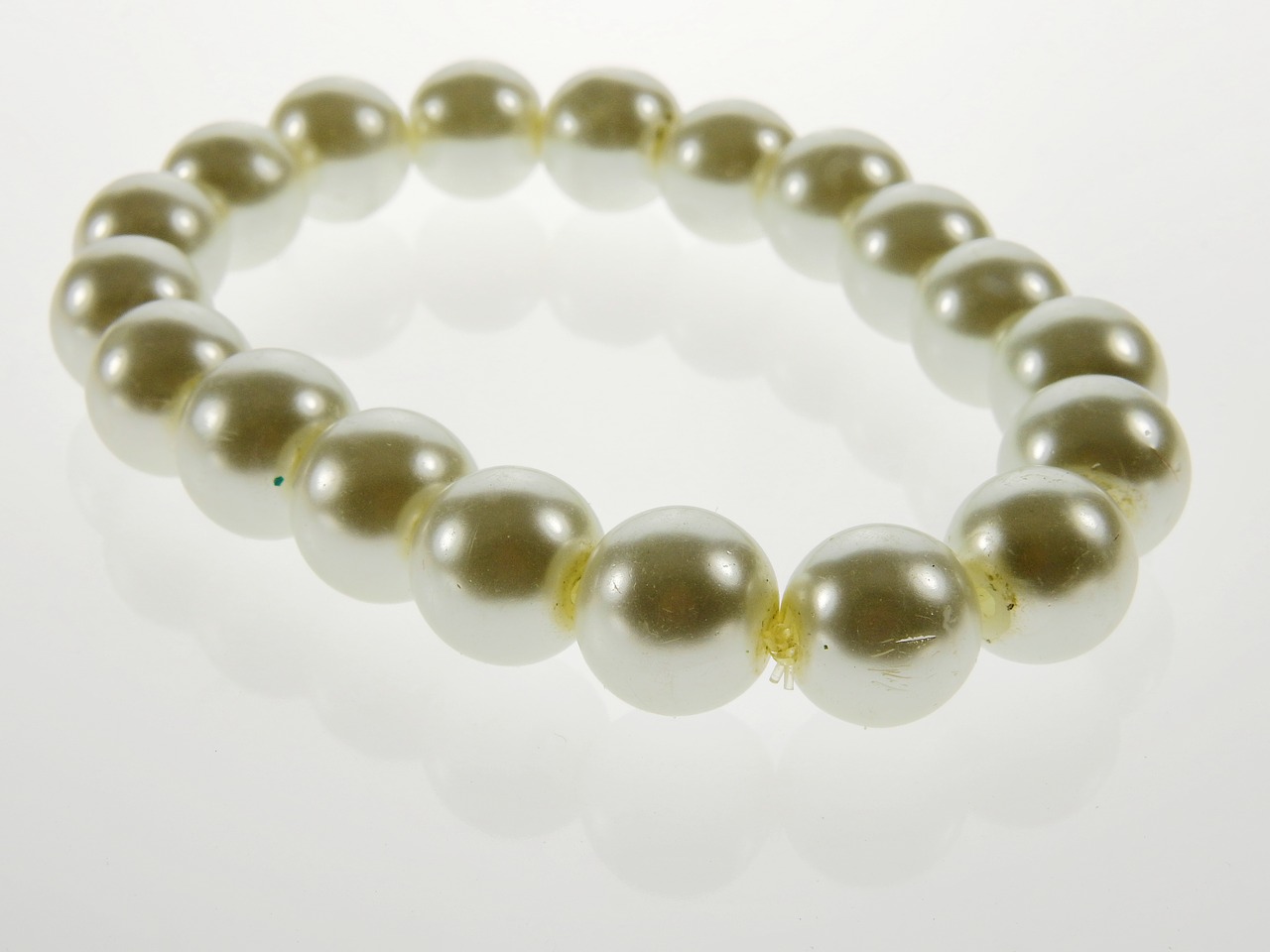 Image - jewellery pearl bangle necklace