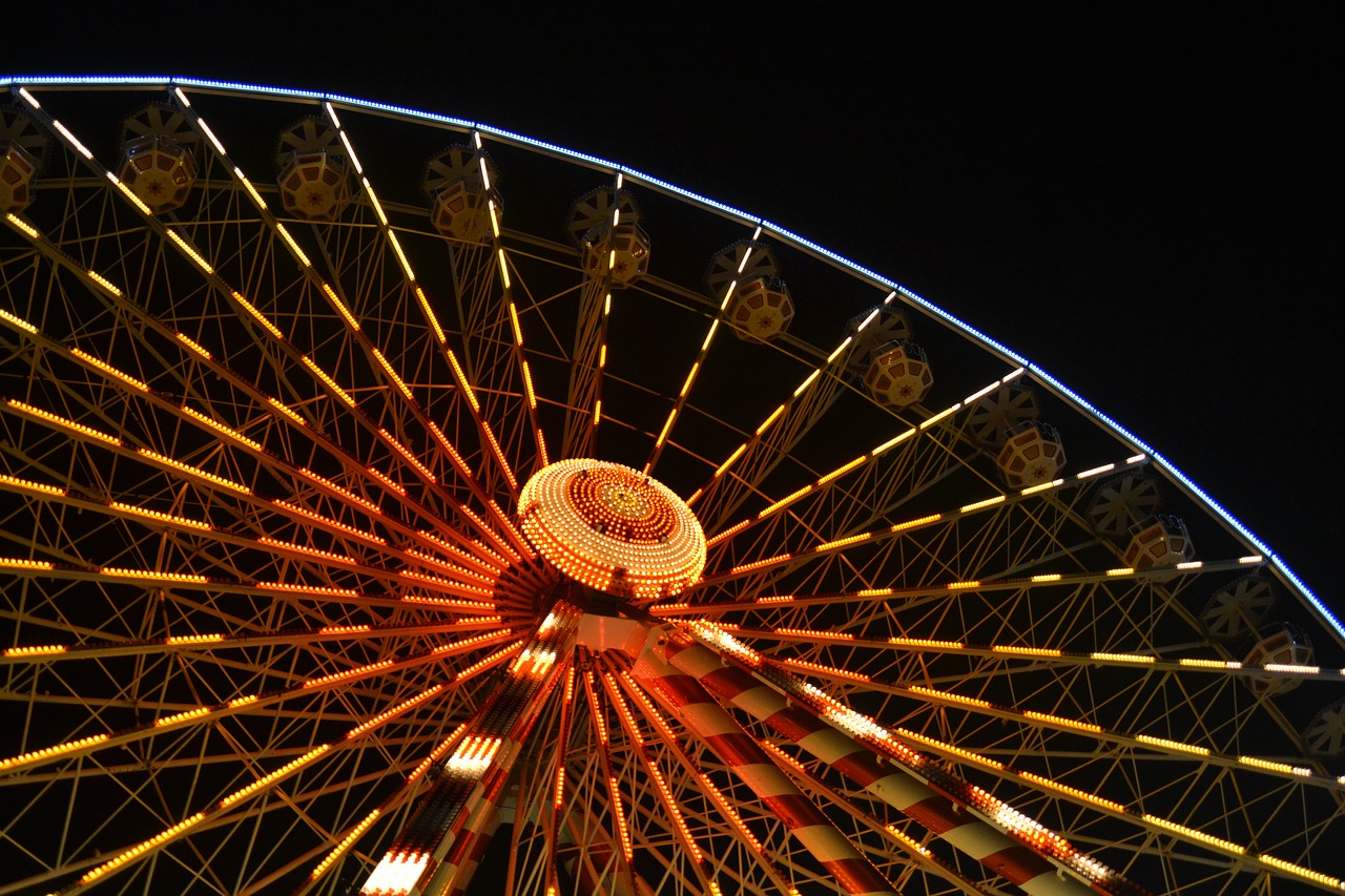 Image - big wheel ferris wheel night ferris