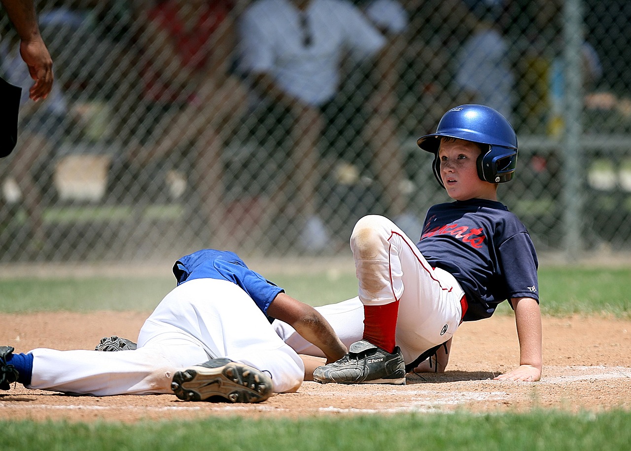 Image - baseball play at the plate players
