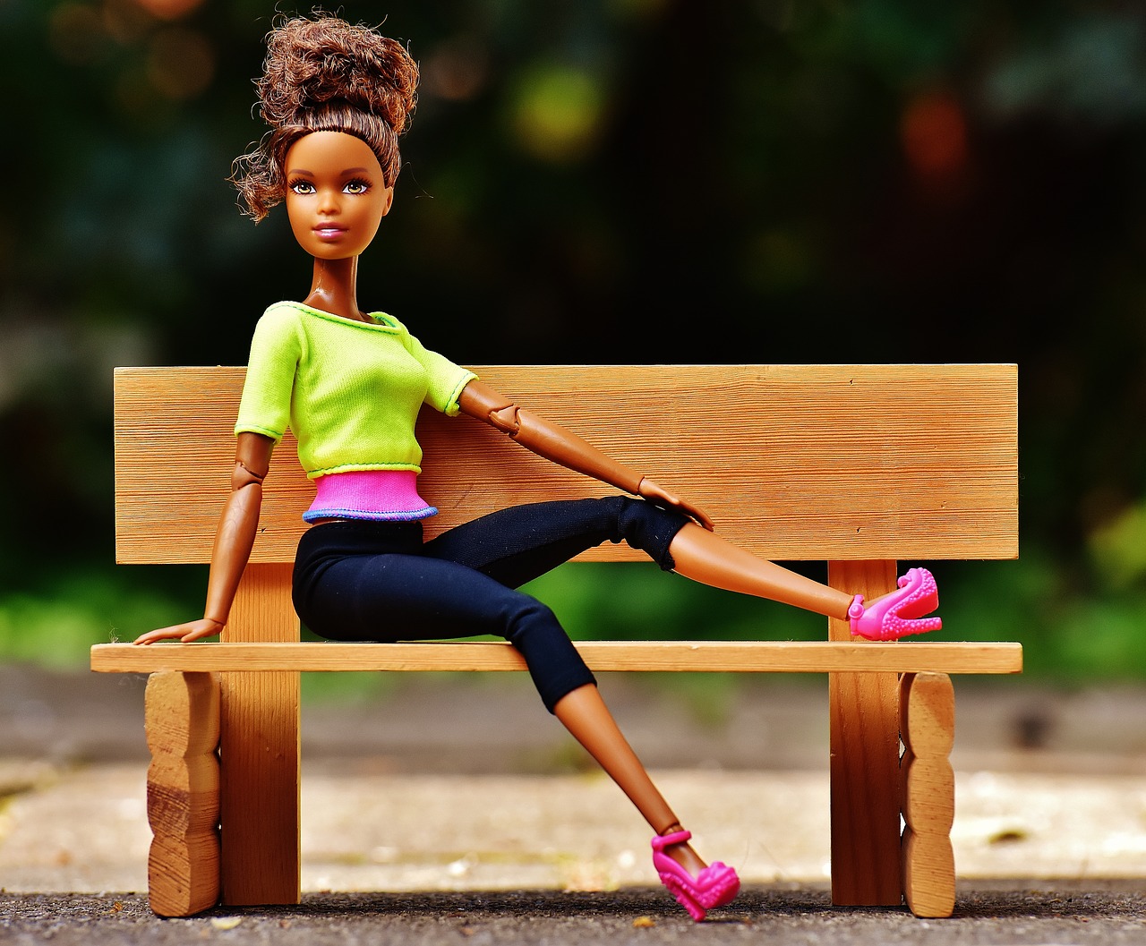 Image - beauty barbie bank sit pretty