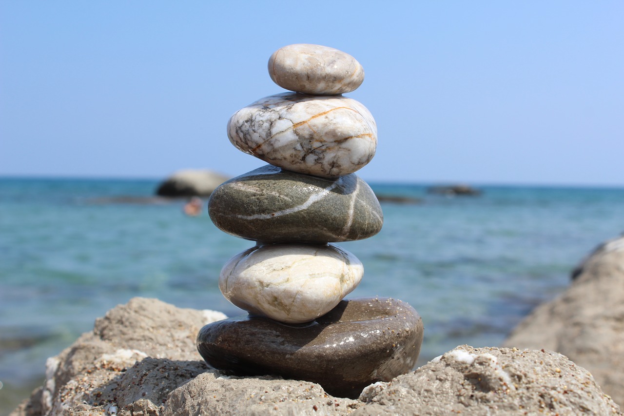 Image - beach sea summer sun pebbles