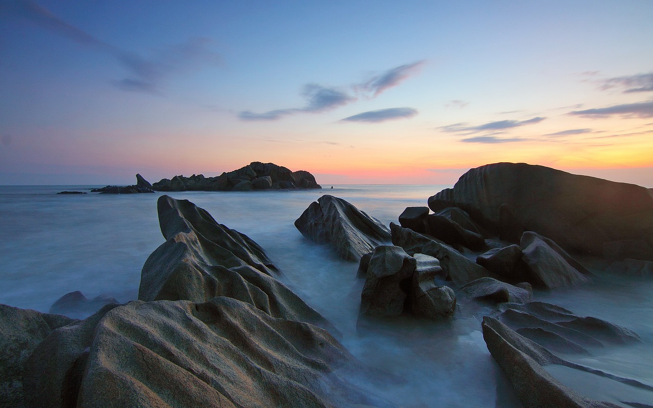 Image - sea ocean water rocks motion