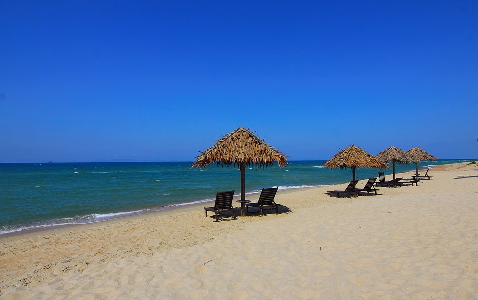 Image - beach sand ocean water vacation