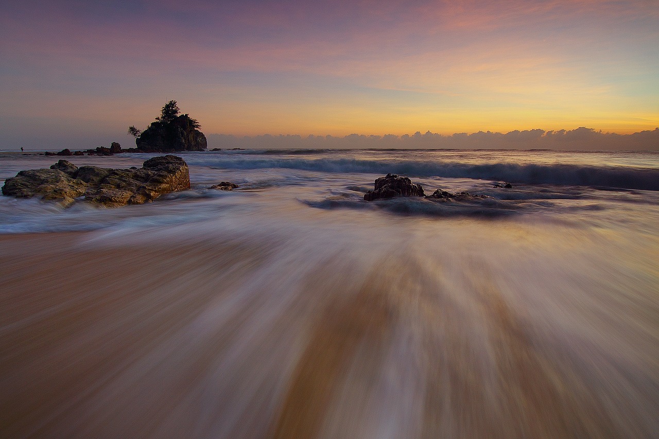 Image - motion sea ocean beach