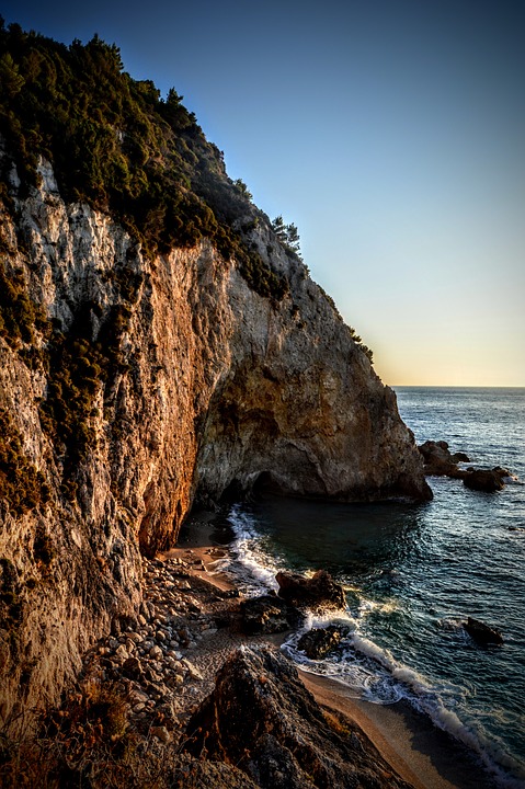 Image - ocean rocks sea nature sky