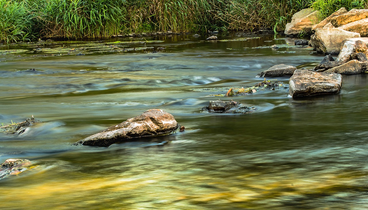 Image - water bach river stones rocks