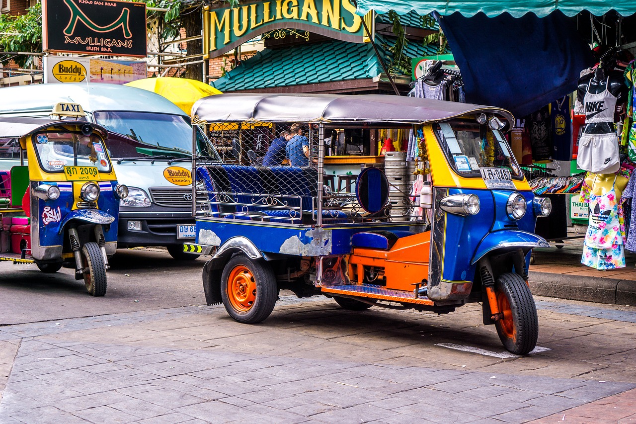 Image - tuktuk thailand motorcycle taxi go