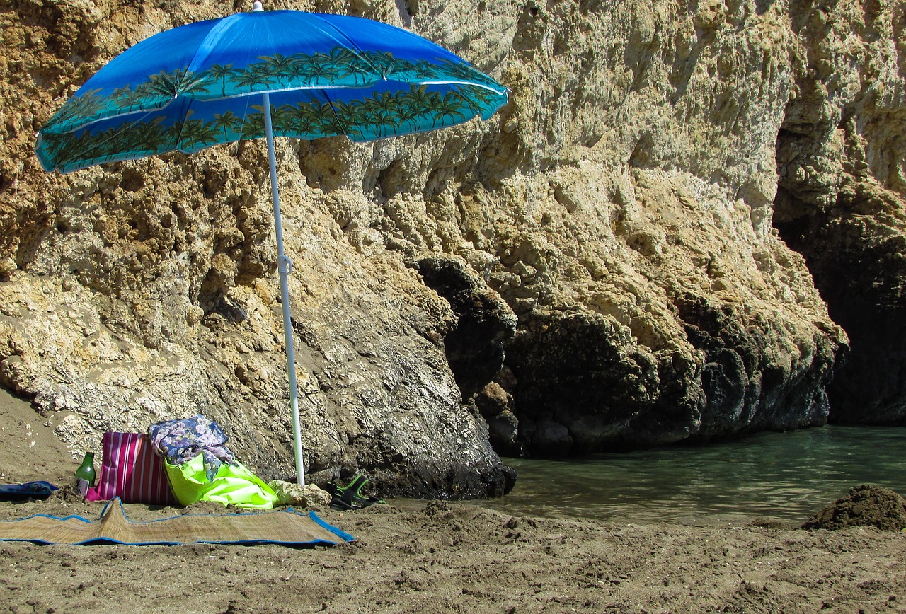 Image - summer sunshade umbrella beach