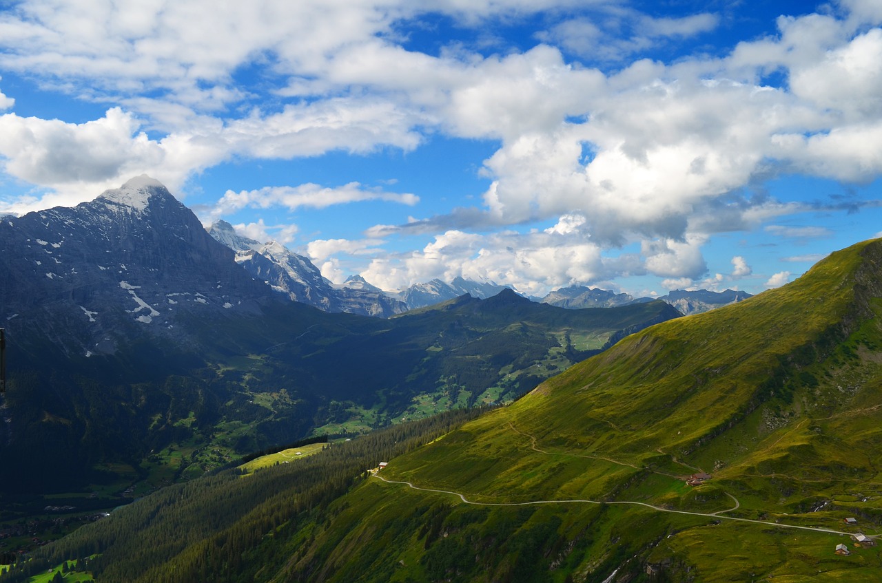 Image - alpine switzerland panorama eiger