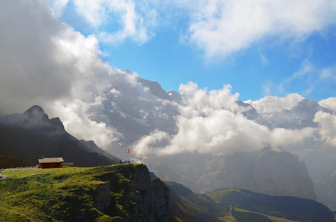 Image - alpine switzerland landscape male