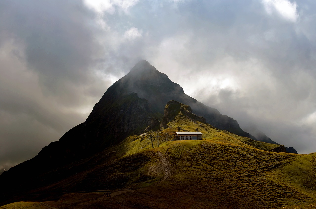 Image - weird alpine hill switzerland