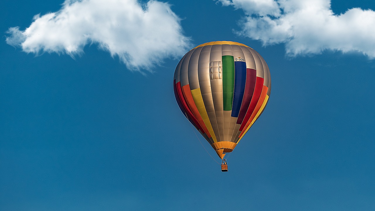 Image - balloon sky clouds flight exit