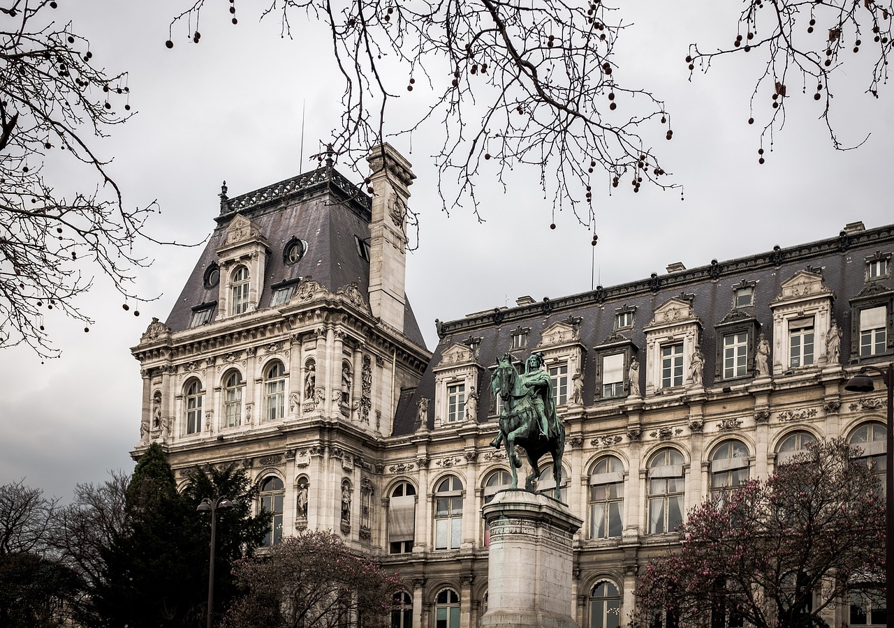 Image - hotel de ville paris france europe