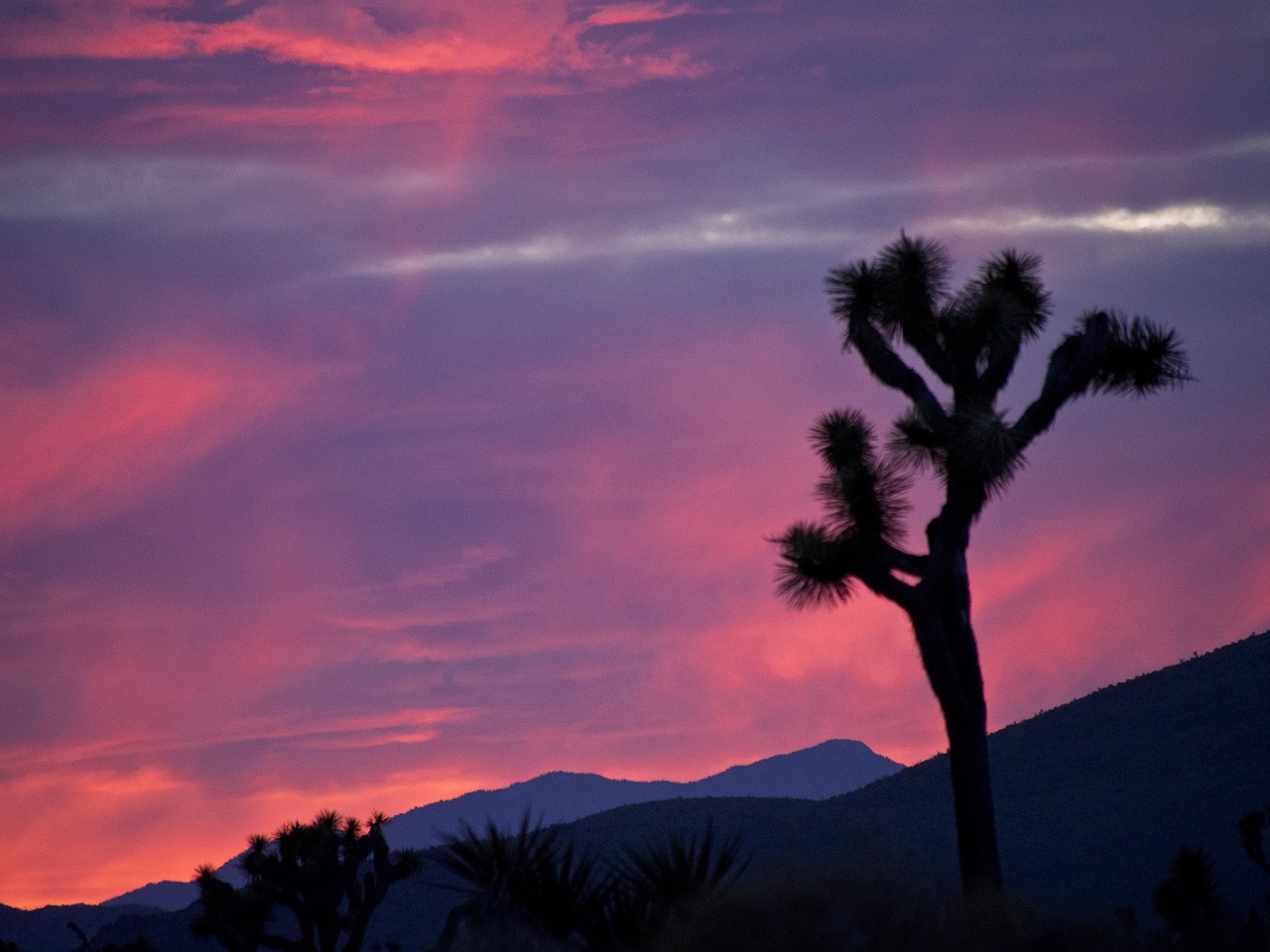 Image - sunset landscape mountains