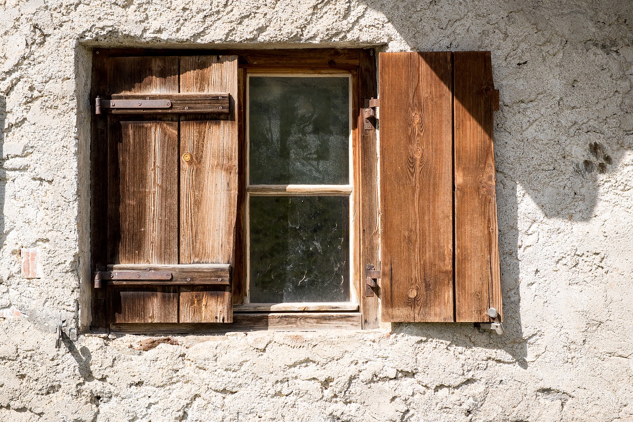 Image - window old old window shutters