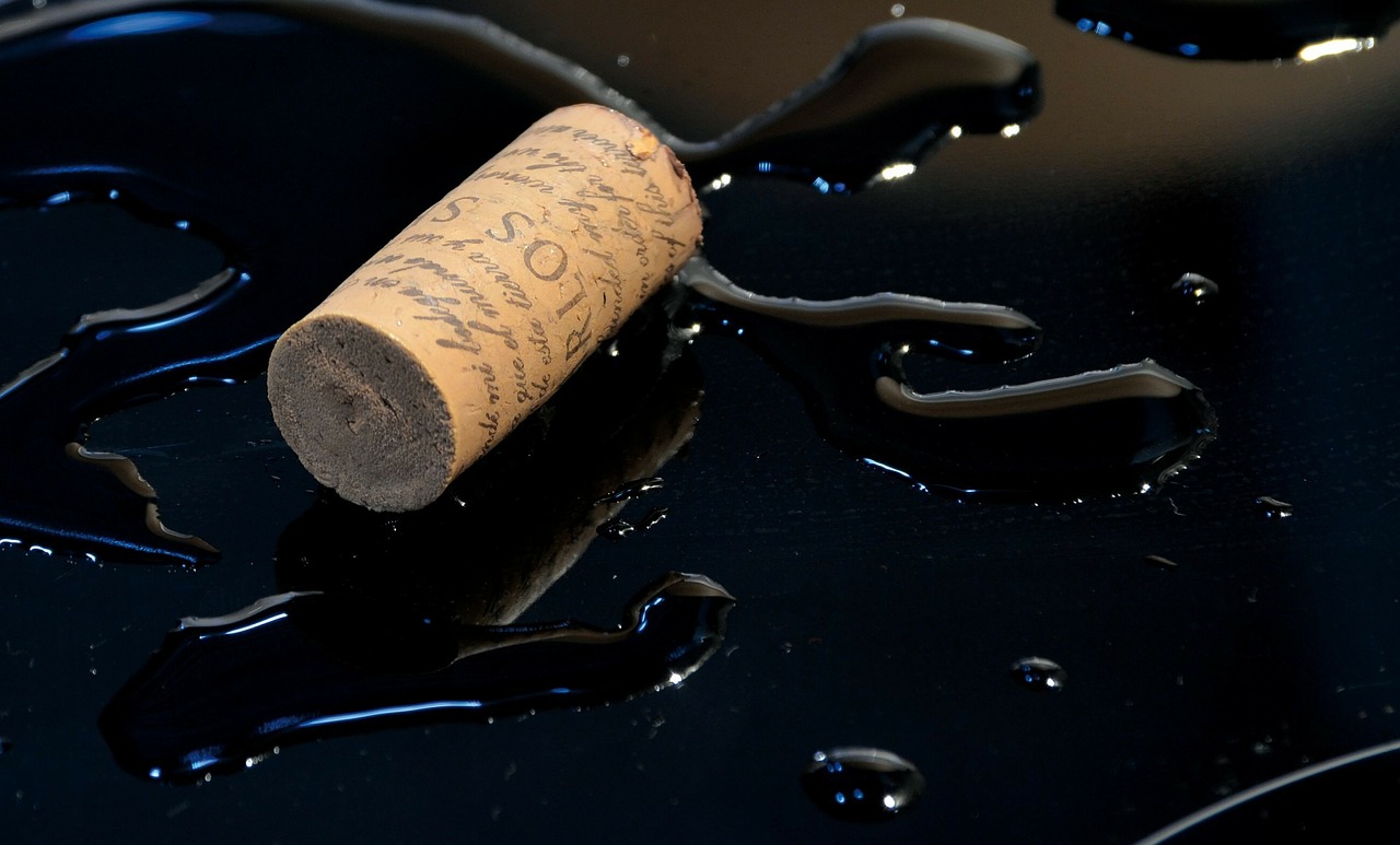 Image - cork wine puddle stopper alcohol