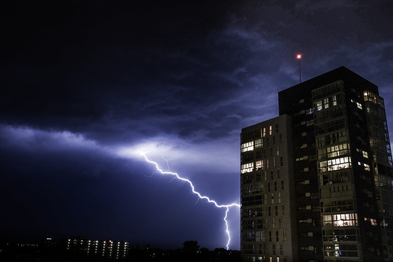 Image - thunder weather storm sky cloud