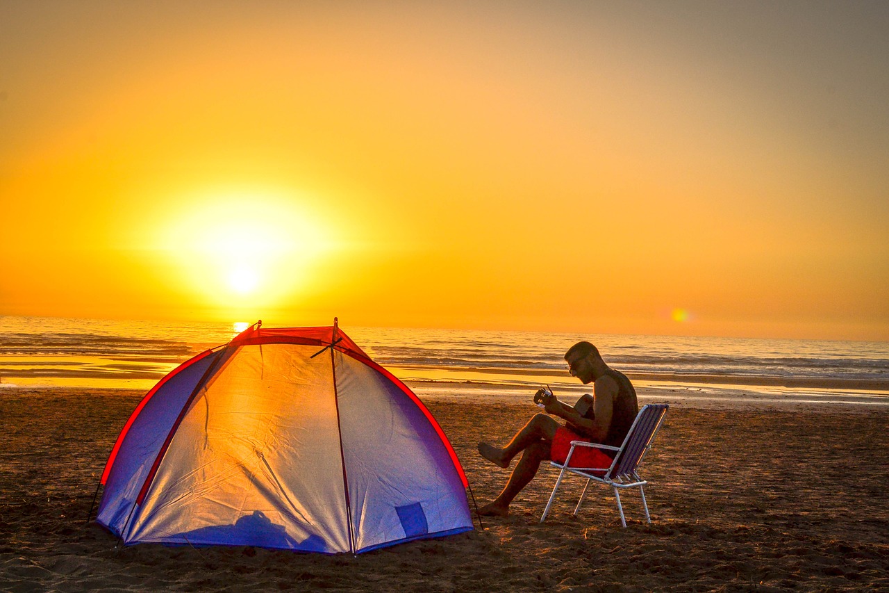 Image - camping nature guitar cold holiday