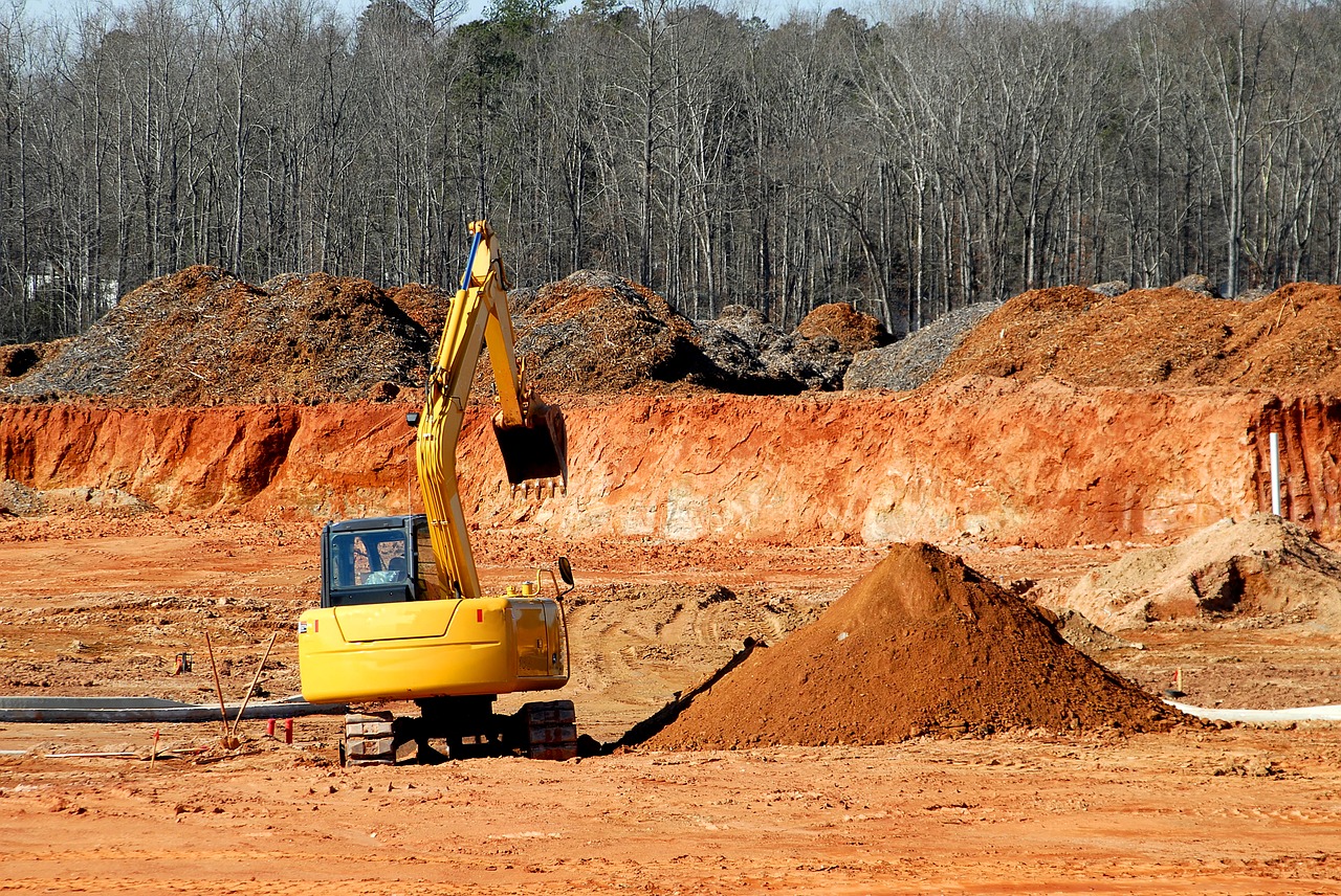 Image - construction site heavy equipment