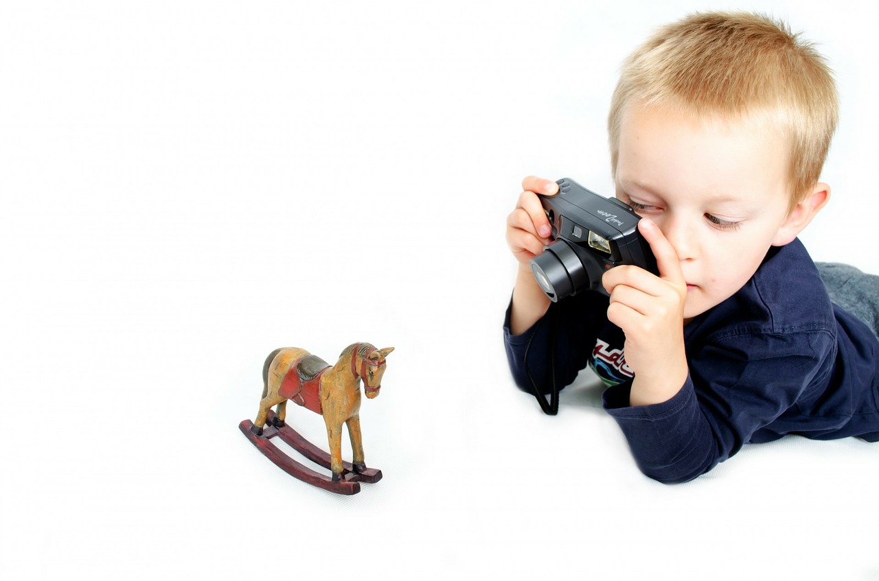 Image - photographer child camera boy kid