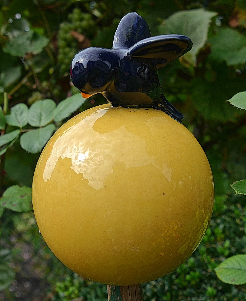 Image - garden globe solid ball of clay
