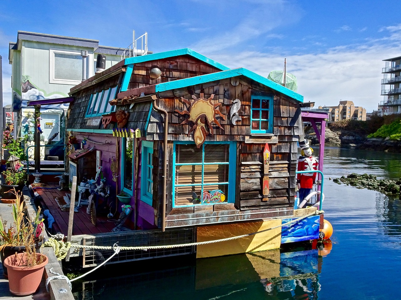 Image - houseboat victoria house water