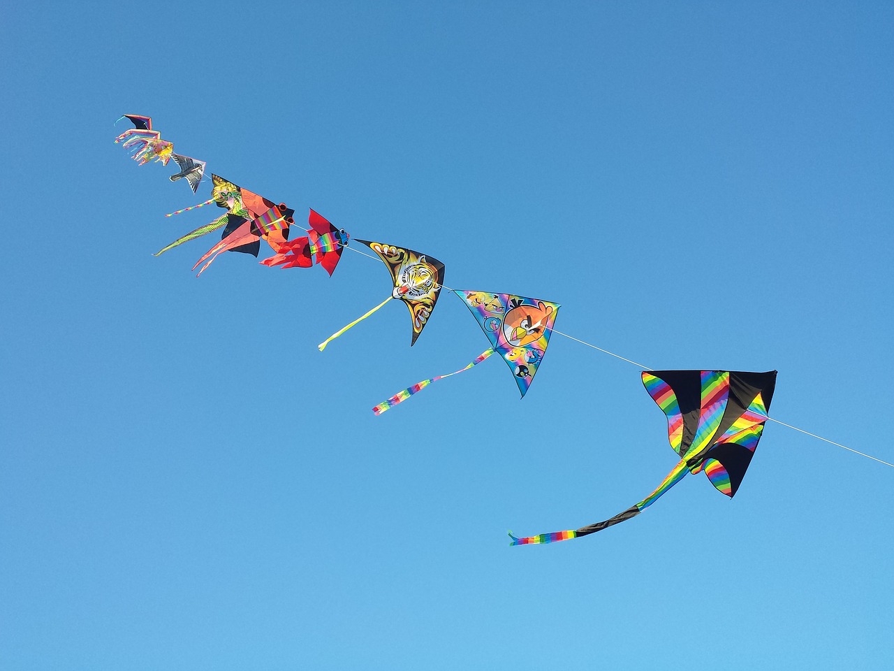 Image - sky kites freedom wind