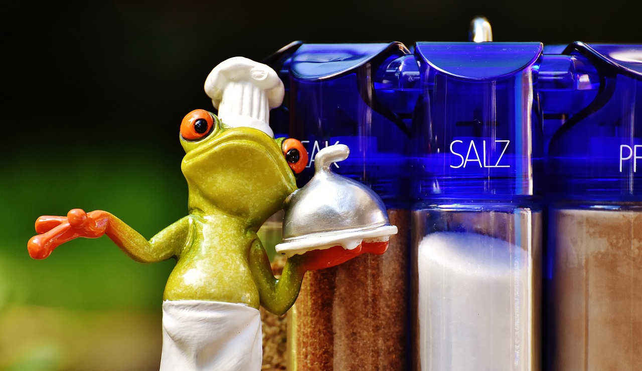 Image - frog cooking spices preparation