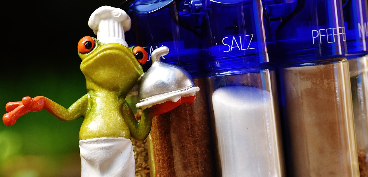 Image - frog cooking spices preparation