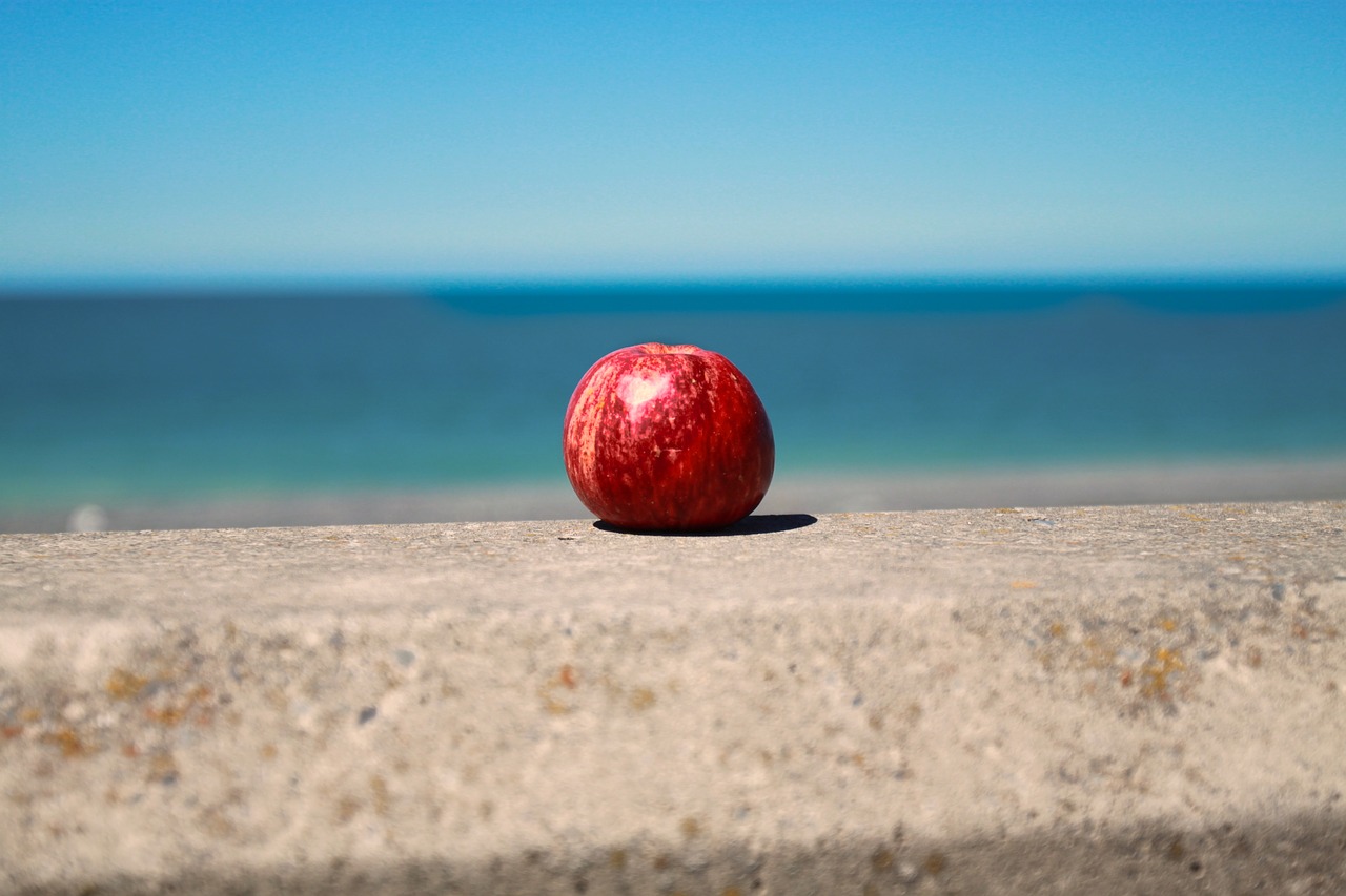 Image - apple beach landscape sky sea
