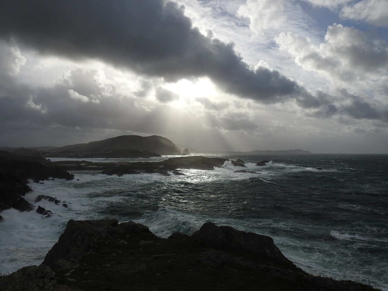 Image - valdoviño sea sky landscape sunset