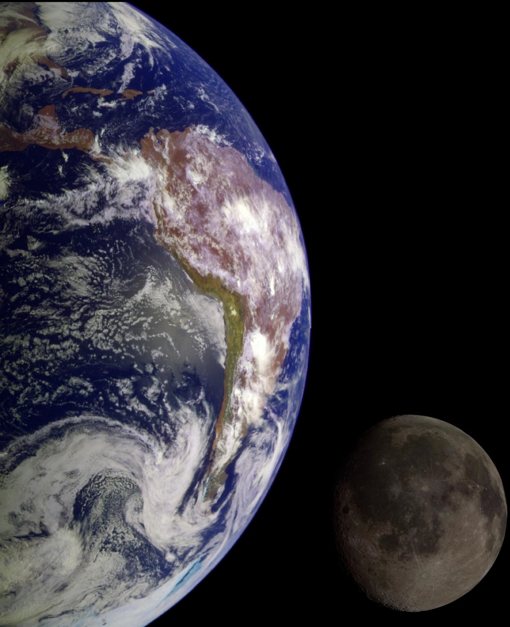 Image - earth space moon planet nasa