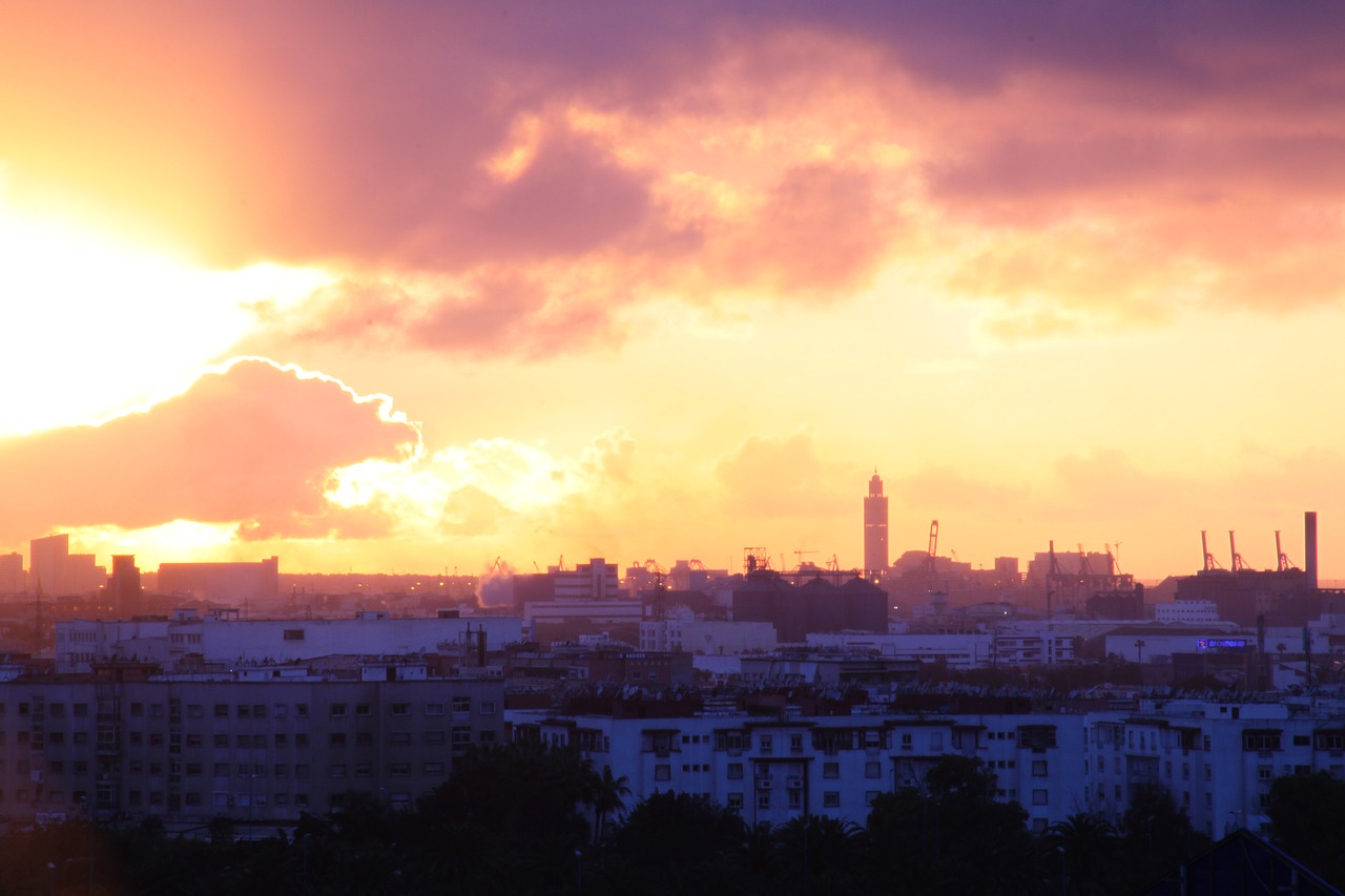 Image - sunset monster casablanca sky