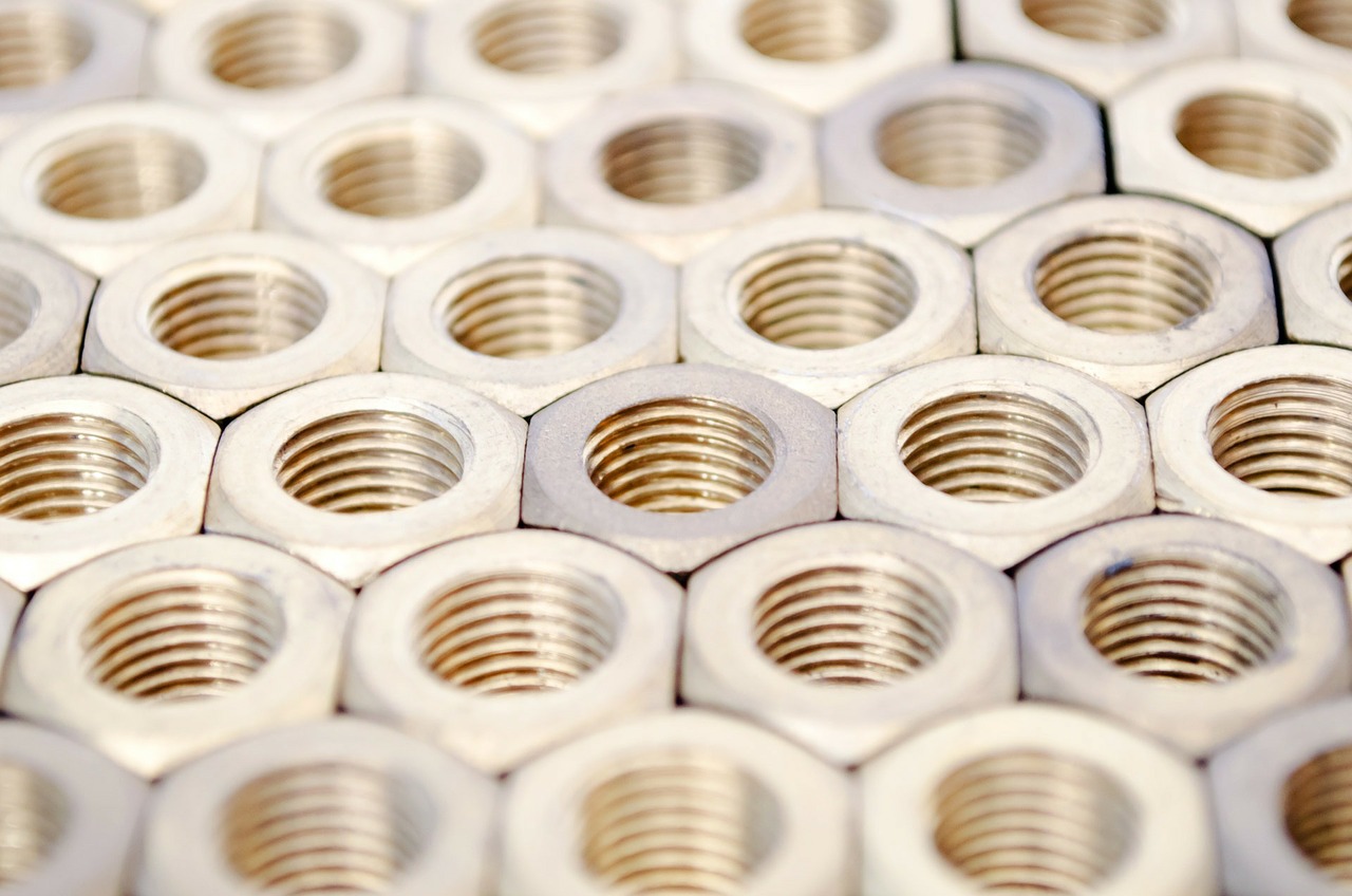 Image - nut bolt metallic metal white