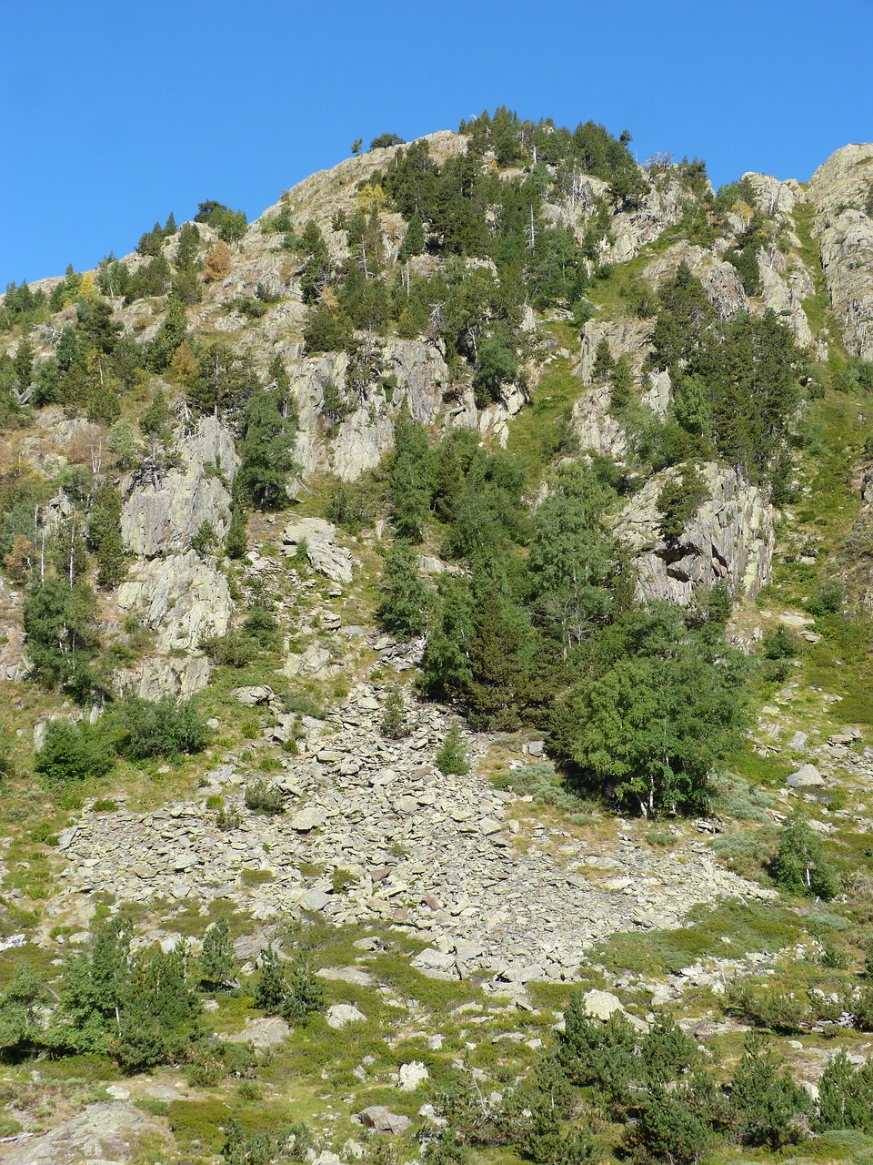 Image - high mountain pyrenees round dish