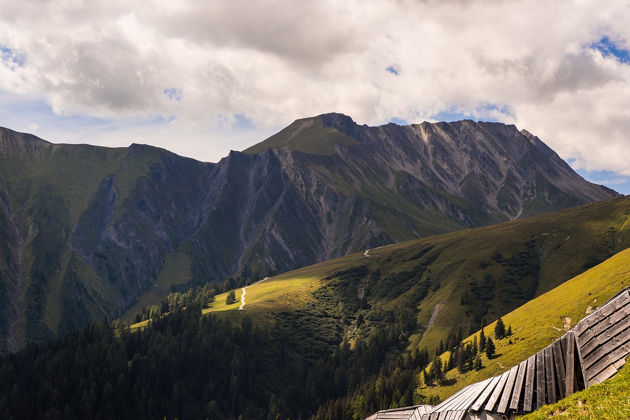 Image - landscape mountains alpine meadows