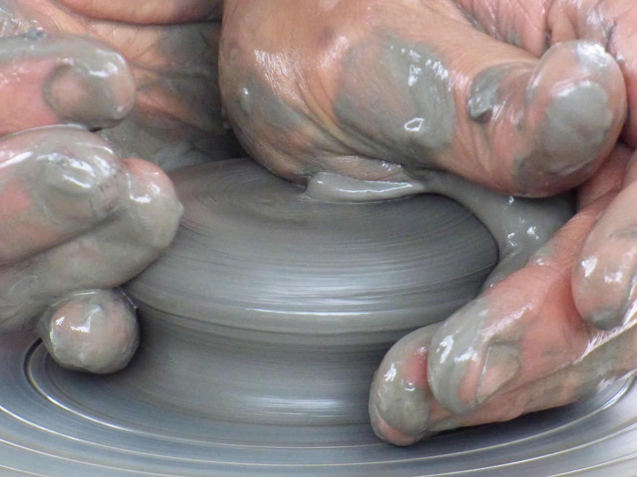 Image - hand artisan potter clay