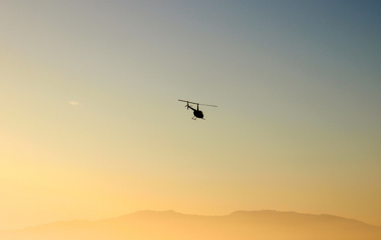 Image - helicopter horizon aerial