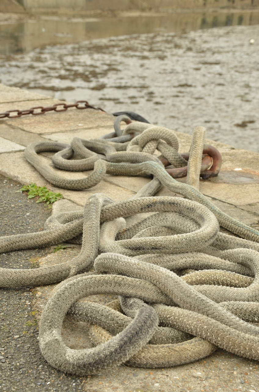 Image - rope cable tros port quay water