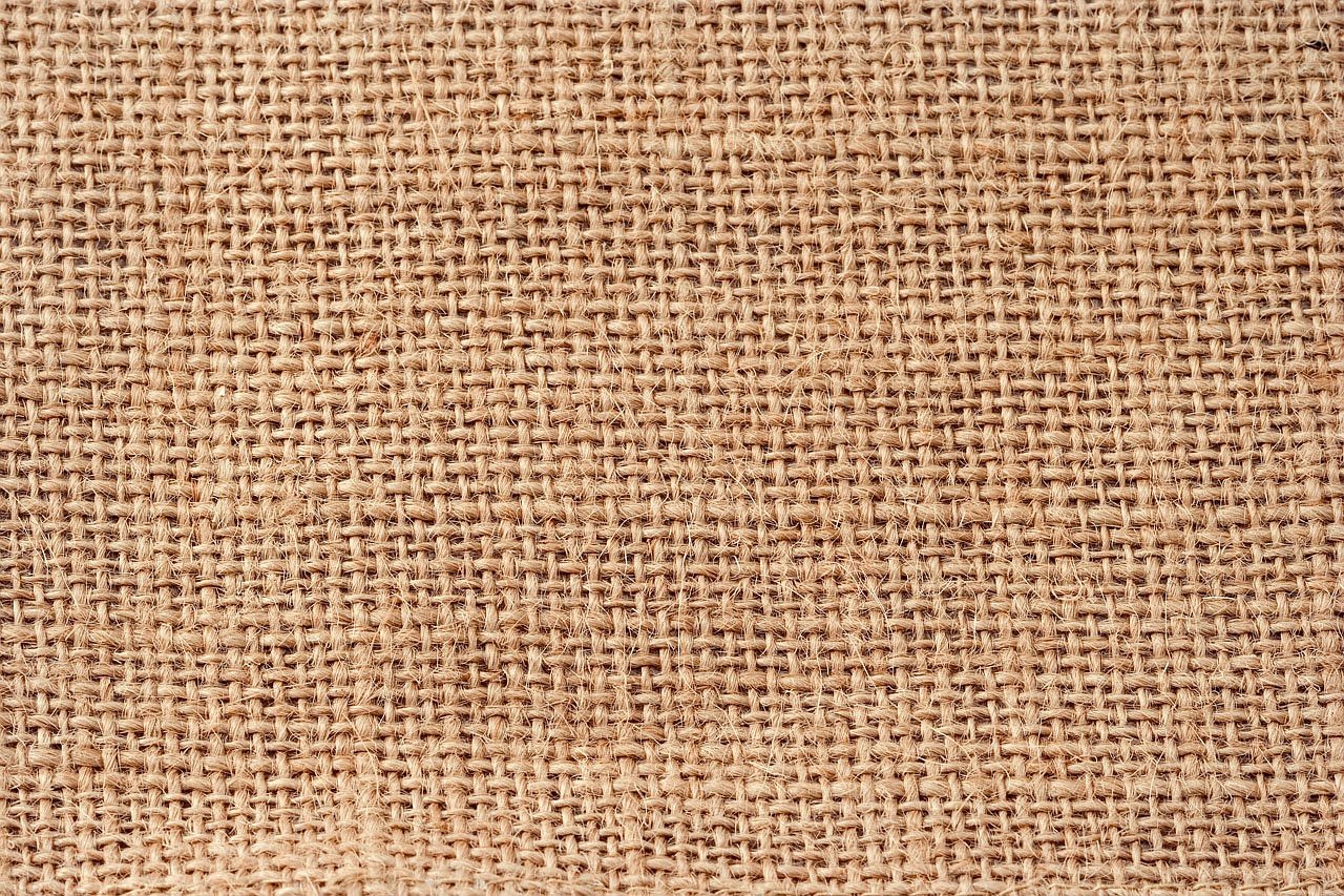 Image - jute bag sack beige color brown