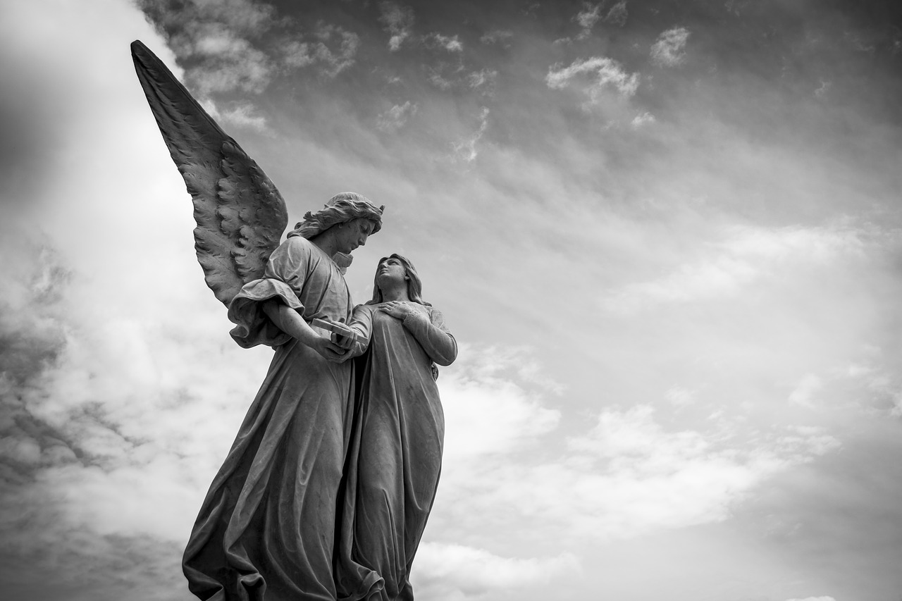 Image - cemetery peace marble angel