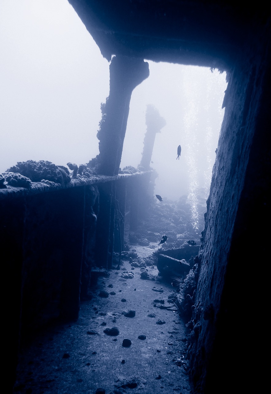 Image - wreck diving underwater water sea