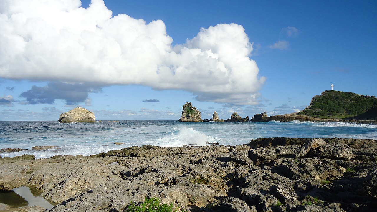 Image - guadeloupe beach sea caribbean