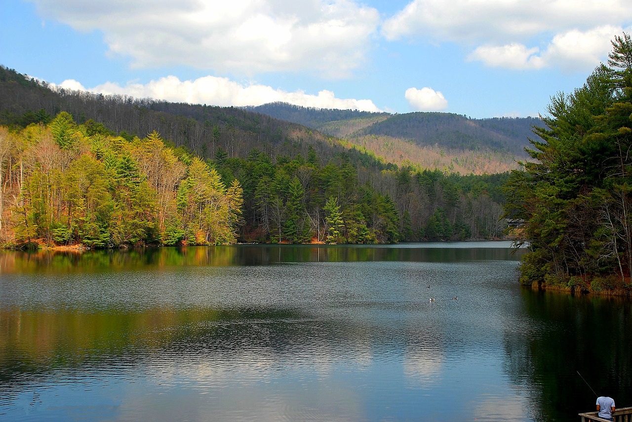 Image - lake landscape scenic water helen