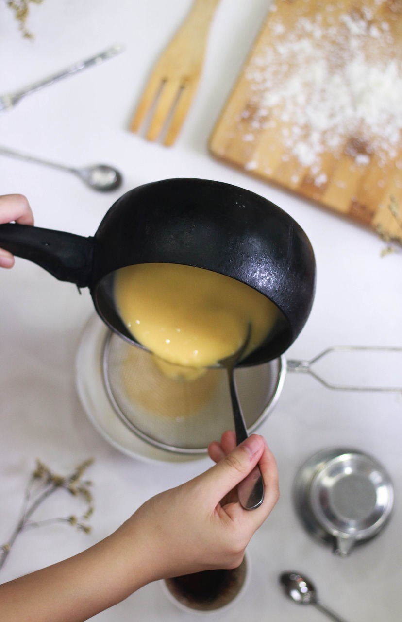 Image - food flatlay kitchen bake tiramisu