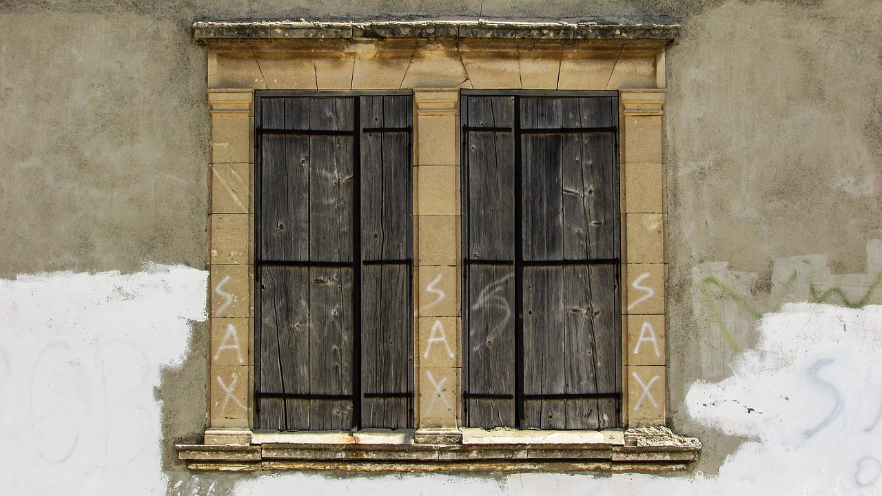 Image - window wooden old aged weathered