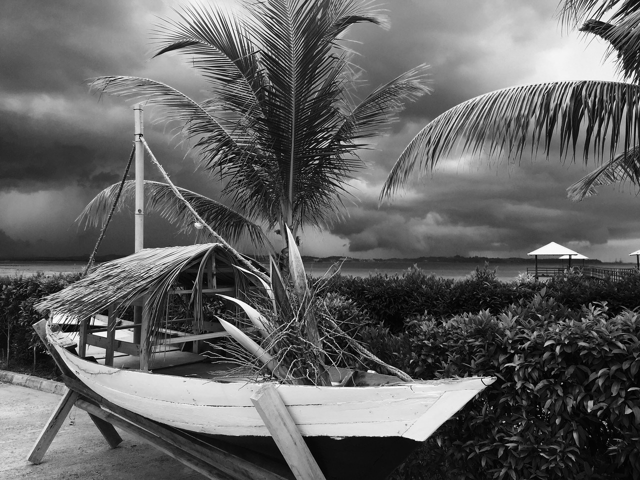 Image - boat storm sea travel vessel