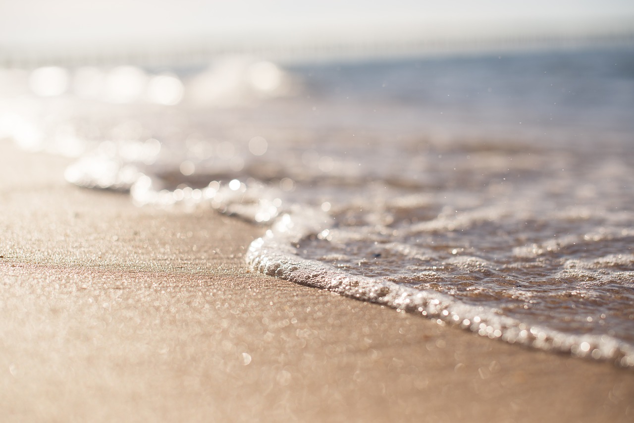 Image - sand beach wave foam