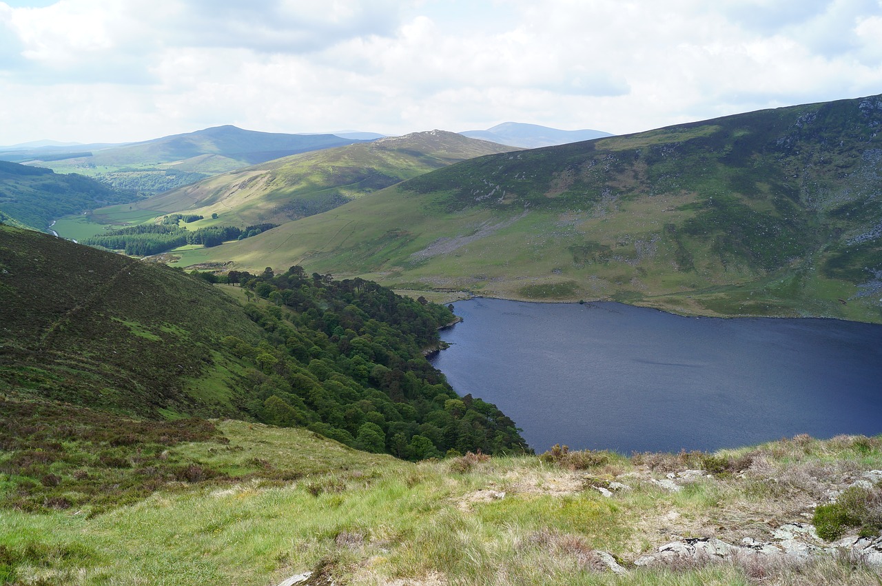 Image - mountain lake valley glendalough