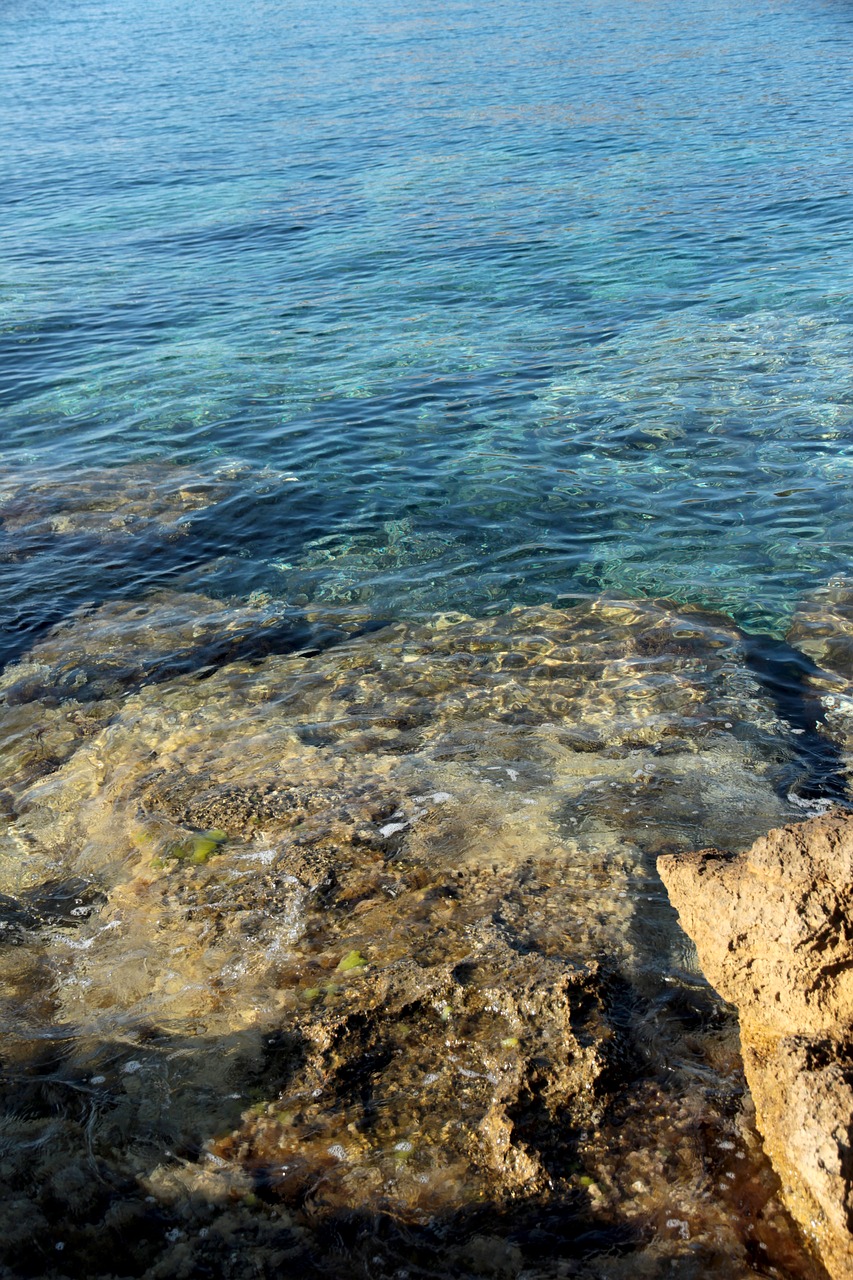 Image - water sea rock stone structure